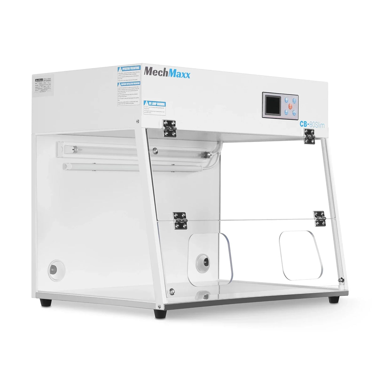31.9" Wide CB-80Slim Desktop Vertical Laminar Flow Clean Bench with HEPA Filtration & UV Sterilization | ISO Class 5