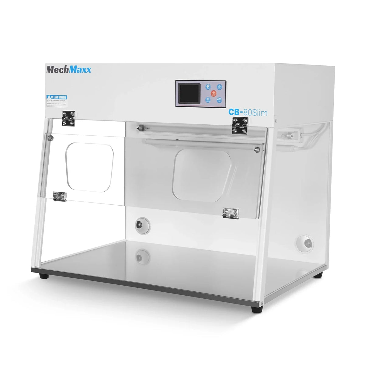 31.9" Wide CB-80Slim Desktop Vertical Laminar Flow Clean Bench with HEPA Filtration & UV Sterilization | ISO Class 5