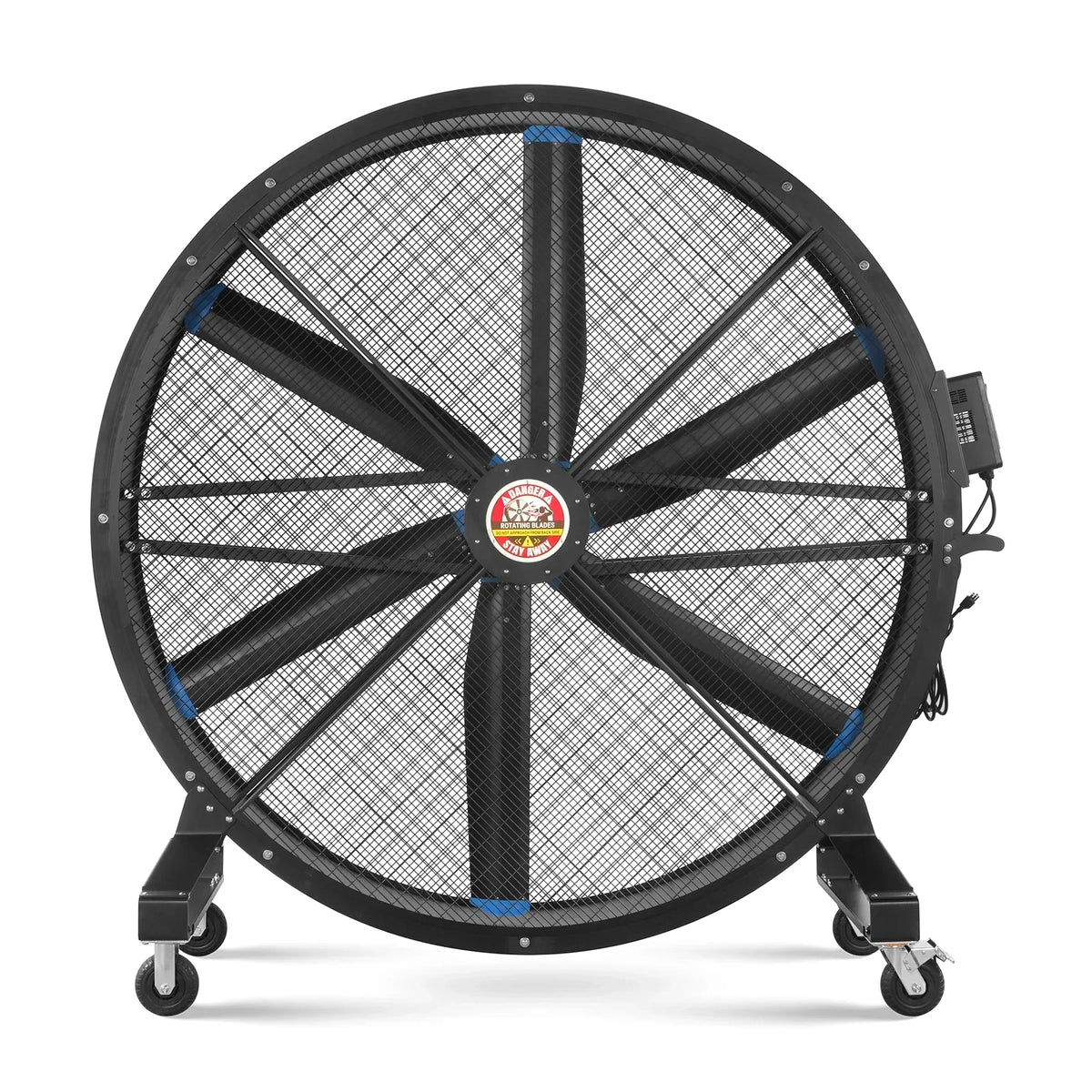 79" Portable Industrial Fan with Variable High-Efficiency PMSM Motor,Mobile High Volume Floor Fan for Warehouse,Workshop & Gym