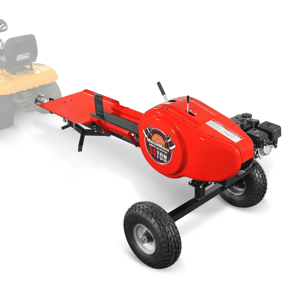 34 Ton Kinetic Fast Log Splitter,  7 HP Ducar Gasoline Engine,  28" Log Diameter Capacity,  3-Sec Cycle Time,  KT34