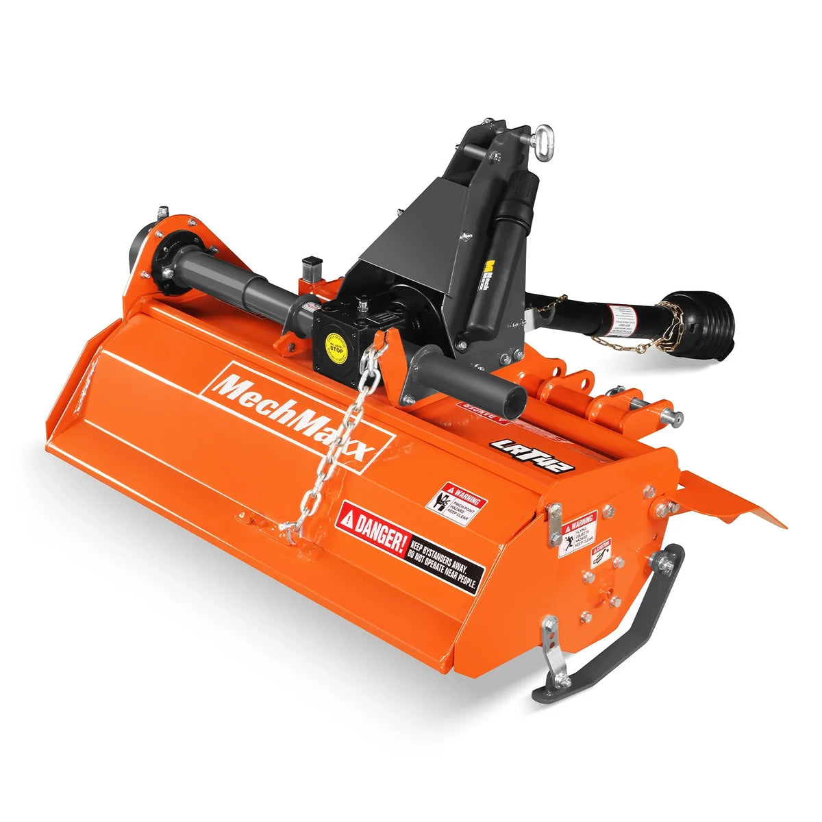 42 in Rotary Tiller, 3 Point Hitch Cat.1, Chain Drive, PTO Shaft Included with Shear Bolt, 15–35 HP, LRT42