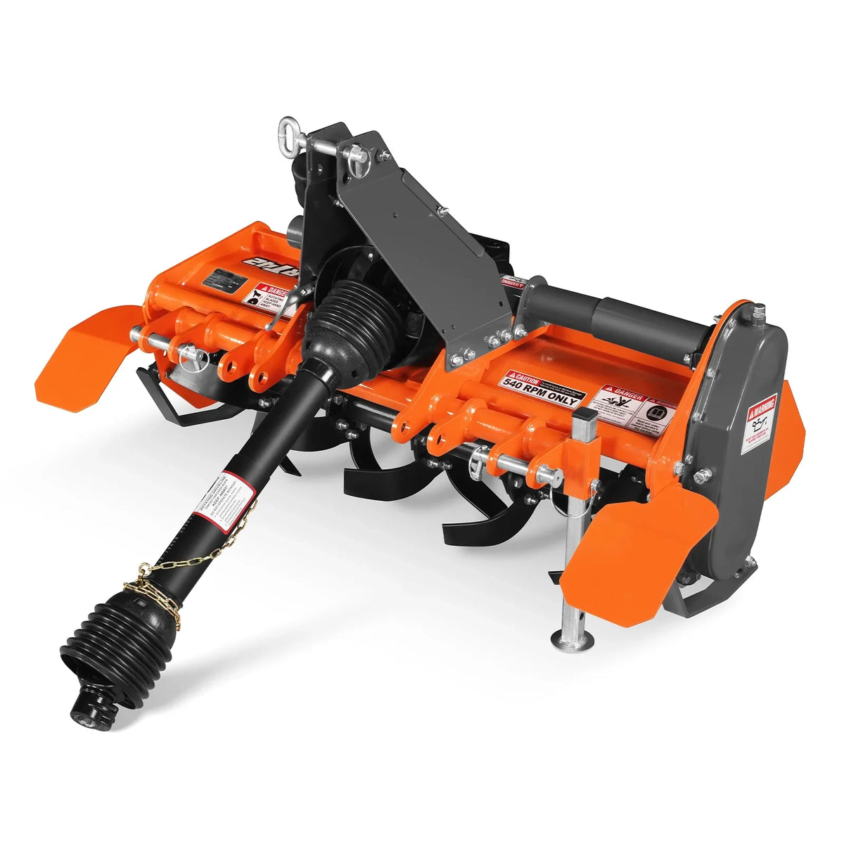 42 in Rotary Tiller, 3 Point Hitch Cat.1, Chain Drive, PTO Shaft Included with Shear Bolt, 15–35 HP, LRT42
