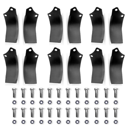 ( 1 Pack / 12 Pcs ) Blades for MRT Rotary Tiller  (for SKU: 201110; 201112; 201113）