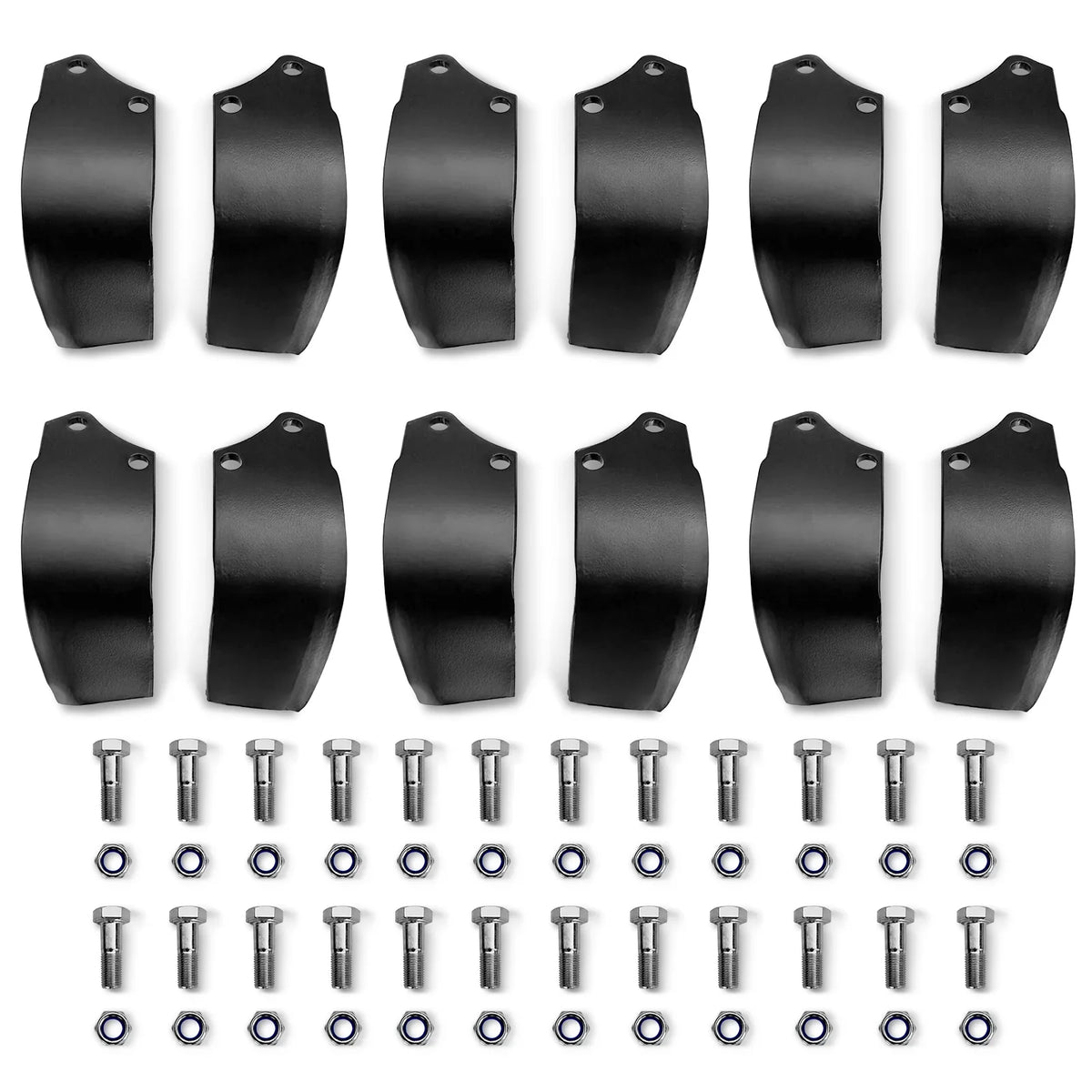 ( 1 Pack / 12 Pcs ) Blades for MRT Rotary Tiller  (for SKU: 201110; 201112; 201113）