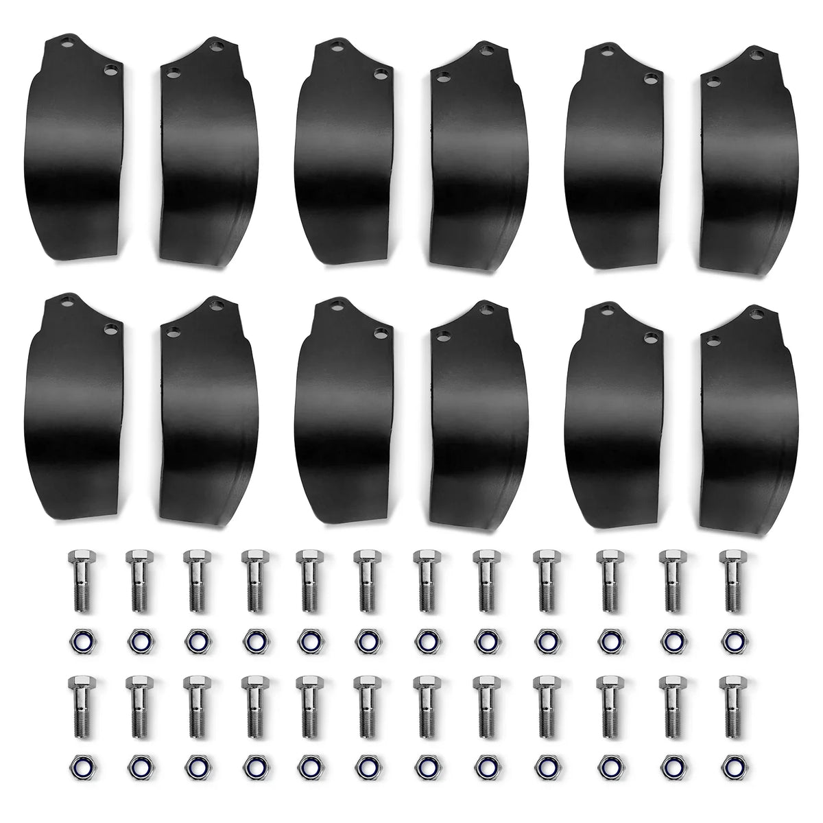 ( 1 Pack / 12 Pcs ) Blades for HRT Rotary Tiller (for SKU: 201115; 201117）