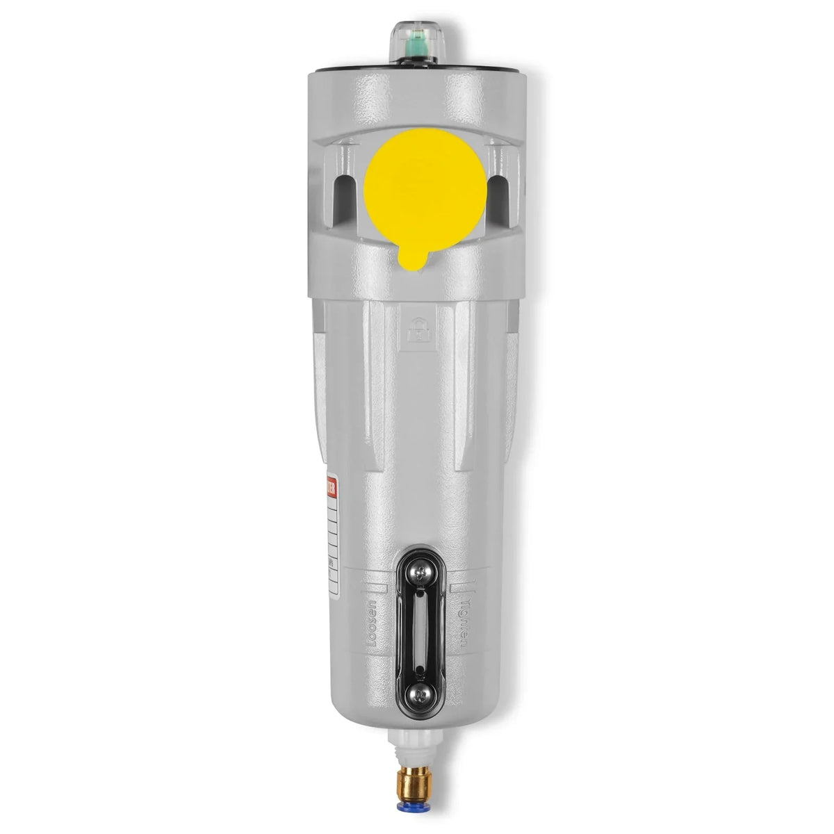 63 CFM Compressed Air Oil-Water Separator Precision Filter,0.01μm,Oil Content 0.01ppm, With Auto Drain, Pressure Indicator