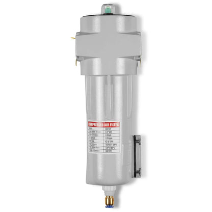 63 CFM Compressed Air Oil-Water Separator Precision Filter,0.01μm,Oil Content 0.01ppm, With Auto Drain, Pressure Indicator
