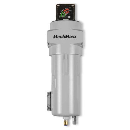 99 CFM Compressed Air Oil-Water Separator Precision Filter,0.01μm,Oil Content 0.001ppm, With Auto Drain, Pressure Gauge