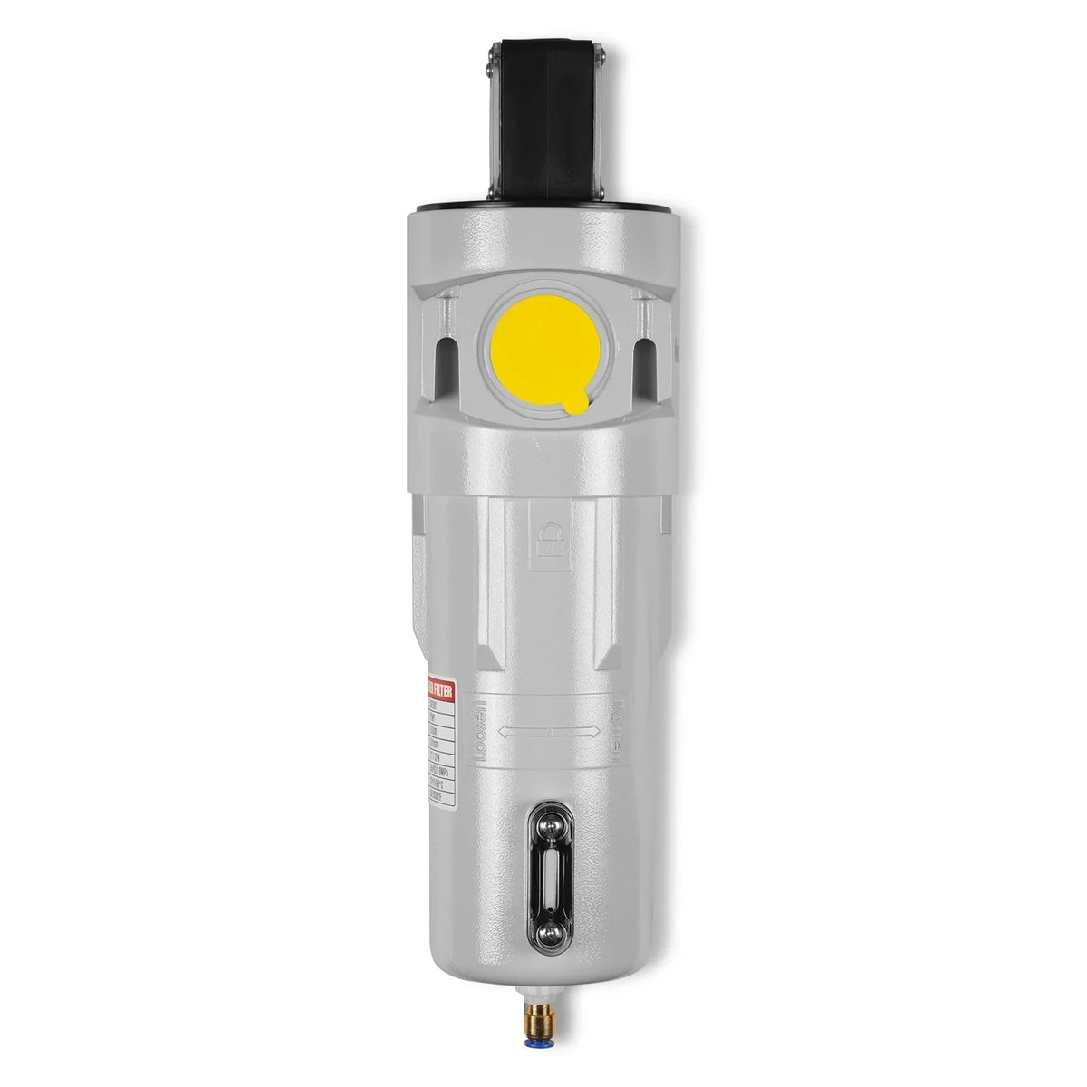 127 CFM Compressed Air Oil-Water Separator Precision Filter,0.01μm,Oil Content 0.01ppm, With Auto Drain, Pressure Gauge