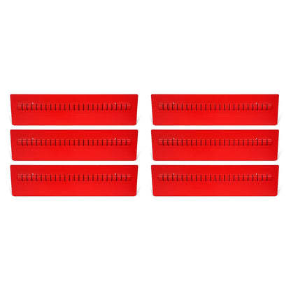 (1 Pack/6 Pcs Depth18.05"Height4.53")Extra Drawer Long Dividers For Modular Tool Cabinet