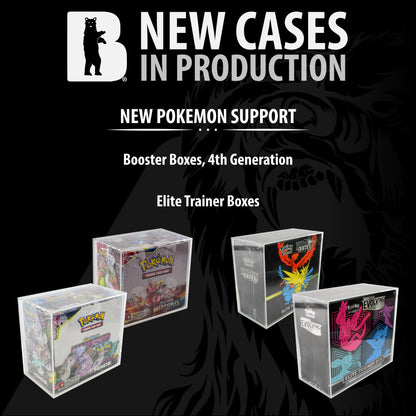 Bearish True Fit Acrylic Case - Fits Standard Size Elite Trainer Boxes
