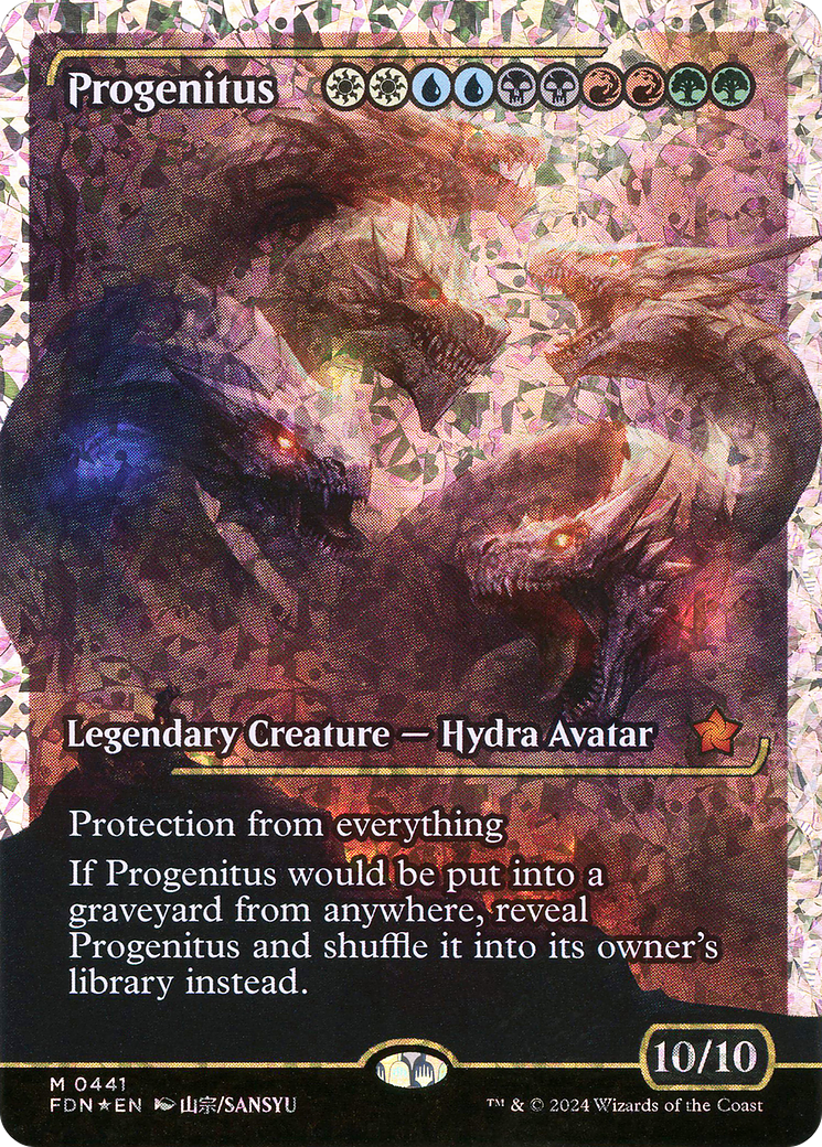 Progenitus (FDN-441) - Foundations: (Showcase) Foil