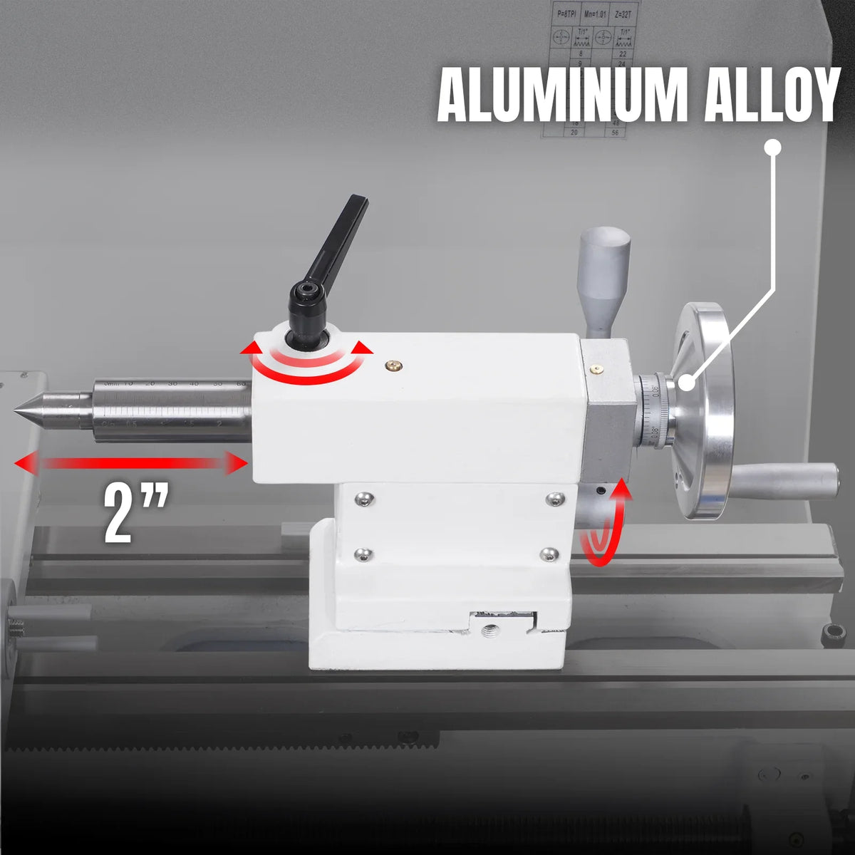 1.5‘’ Spindle Bore Metal Lathe Machine with DRO 10'' x 30'' High Precision Benchtop 0-2000 RPM  Variable Speed Metal Working Machine 1.5HP Small Lathe without Stand 1030VD