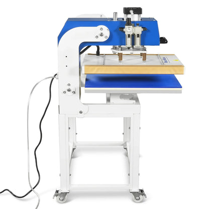 16x24 Inch Commercial Pneumatic Dual Platen Heat Press - Auto Lift Digital Sublimation Transfer Machine with AIRTAC Pneumatic Parts & Adjustable Pressure (110V 2.2HP)