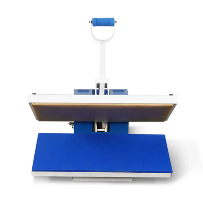 16"x24" (40x60cm) Manual Heat Press 110V 1.87HP/1400W - Teflon-Coated Aluminum Heating Plate, Iron Worktable, High Pressure for Heat Transfer