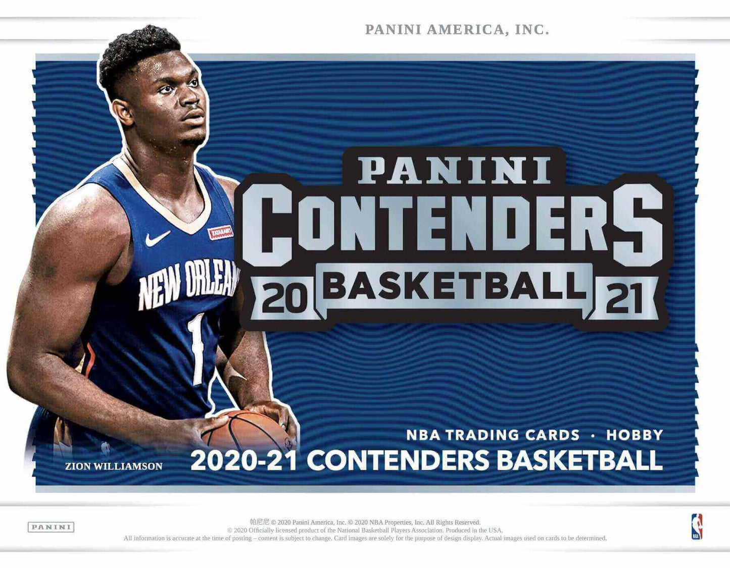 2020/21 Panini Contenders Basketball Hobby 12 Box Case
