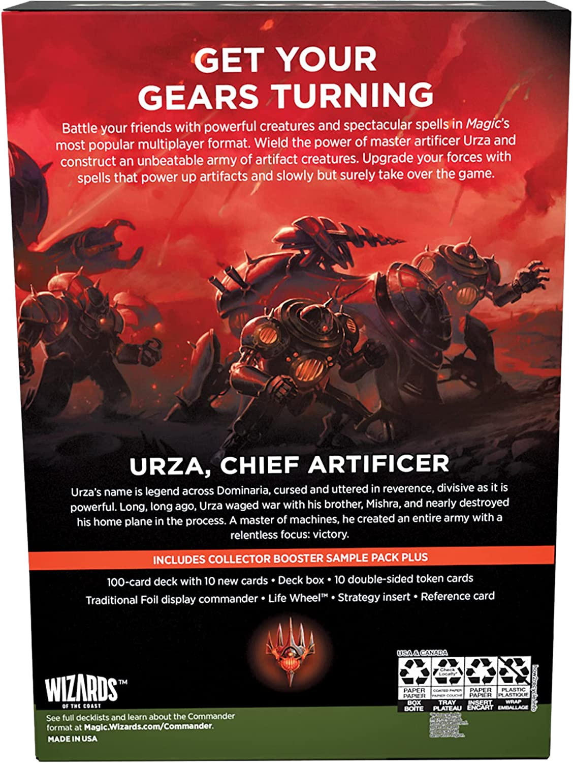 Magic the Gathering: The Brothers' War - Mishra’s Burnished Banner & Urza's Iron Alliance + Collector Booster Sample Pack Retro-Frame Commander Decks & Cases