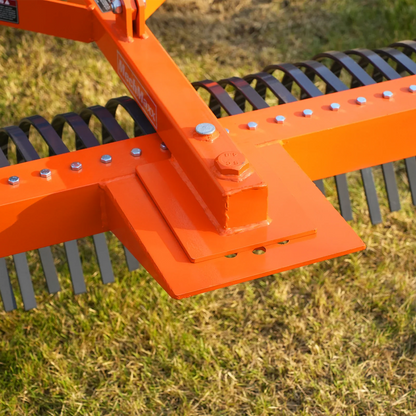 84" Landscape Rake with 42 Tines 3 Point Hitch Tractor Attachment,  LR84
