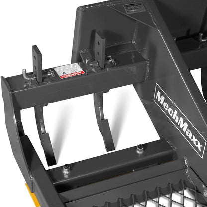 72" Skid Steer Land Plane with 7 Adjustable Scarifier Shanks, Removable Sift Screen and Bolt-On Cutting Blades, SSLP72