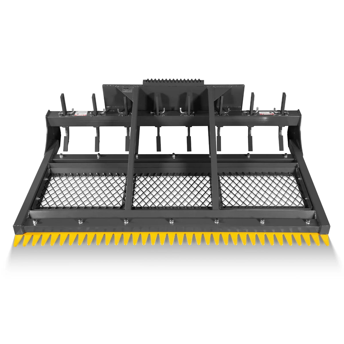 84" Skid Steer Land Plane with 8 Adjustable Scarifier Shanks, Removable Sift Screen and Bolt-On Cutting Blades, SSLP84