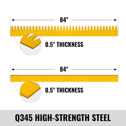 ( 1 Pack / 2 Pcs ) Blade & Comb for 84" Skid Steer Land Plane (for SKU: 201031)