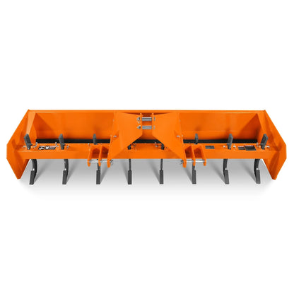 96" Box Blade Scraper with 8 Shanks 3 Point Hitch Tractor Attachment,  BB96
