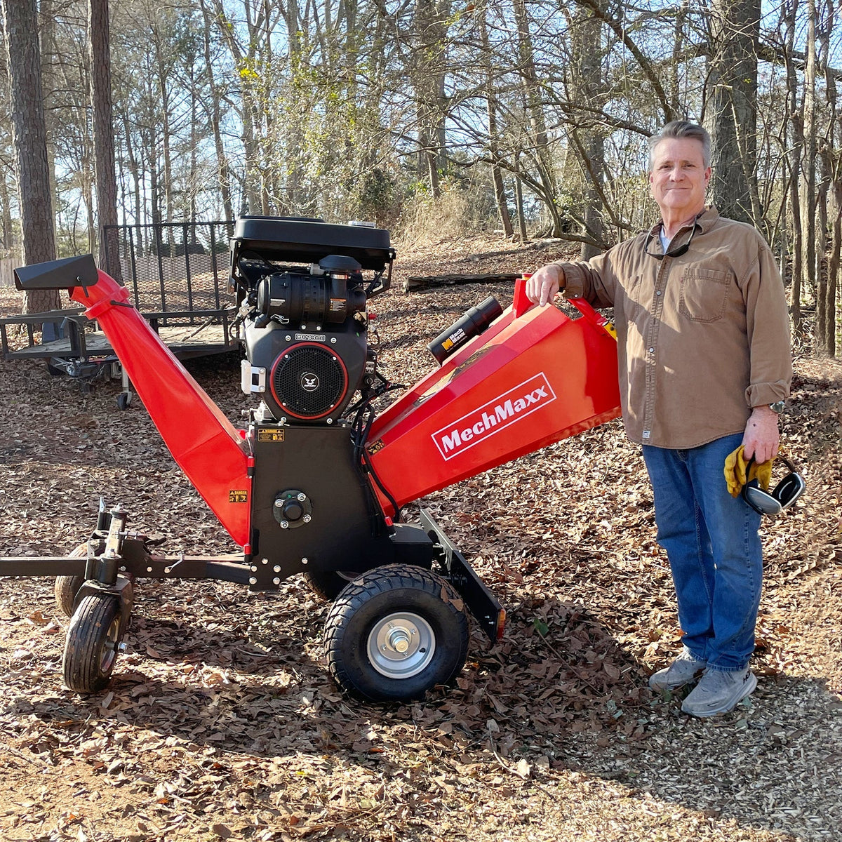 36" MAX Portable Sawmill & 8" Wood Chipper Bundle