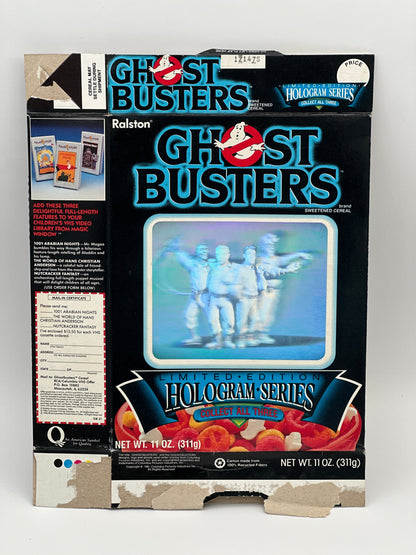 Vintage 1980s Ralston Ghostbusters Hologram Bundle – Original Mail-Away T-Shirt + Hologram Cereal Box RARE