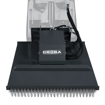 42'' Mini Skid Steer Brush Cutter, Hydraulic Motor