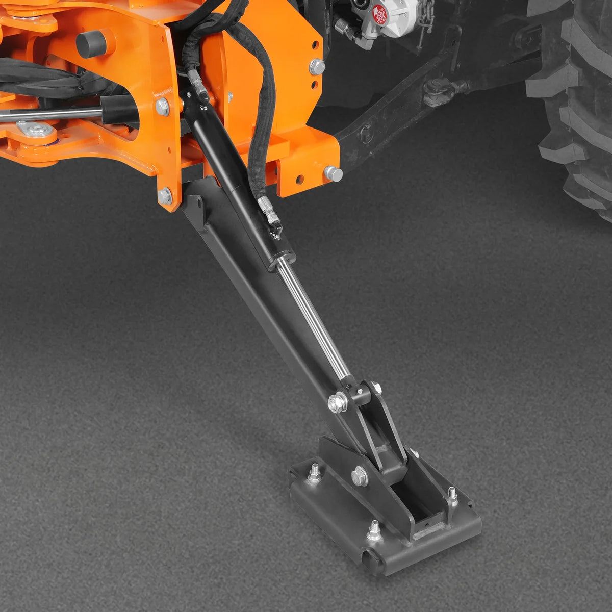 7' Tractor Backhoe Attachment with Hydraulic Thumb,  12" Bucket,  ISO/SAE Switchable Controls,  Self-Contained Hydraulic System,  3 Point Hitch Cat.1,  15-50 HP,  BH660H