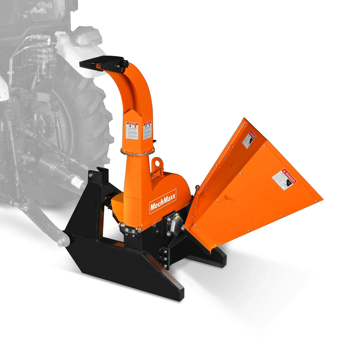 3-Point PTO Stump Grinder & Wood Chipper Bundle; SG24PRO; BX42S; Orange