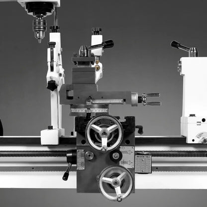 1 HP 16''x32'' Multi-Function Metal Lathe Milling Machine Head for Metalworking – Lathe, Drilling, and Milling Operations with Powerful Motor, Perfect for DIY, Workshops, and Professional Metalworking Projects without Stand CLM1632
