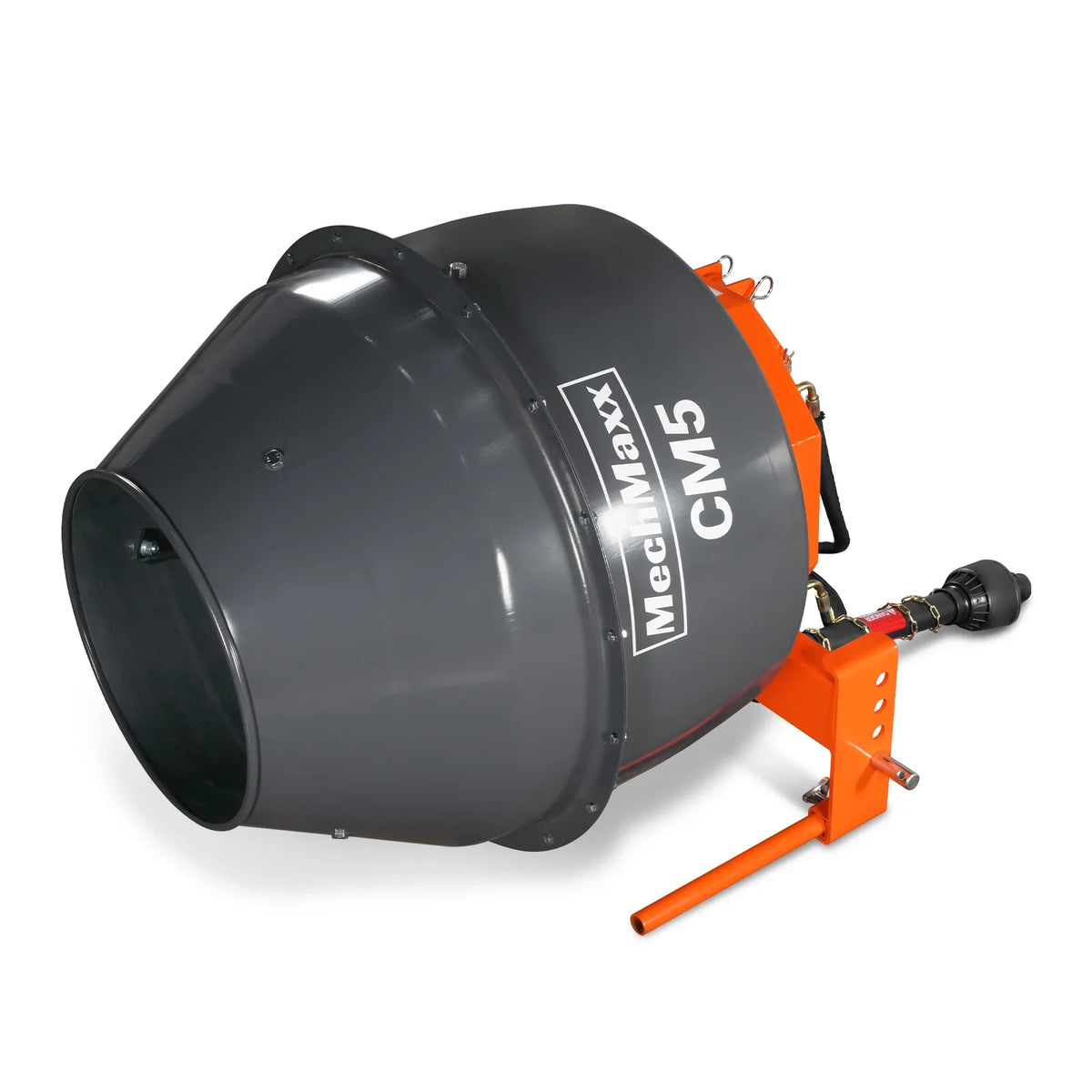 5 Cu-Ft 3-Point Hitch Cement Mixer, PTO Shaft Included, Category 1 & 2 Hookup