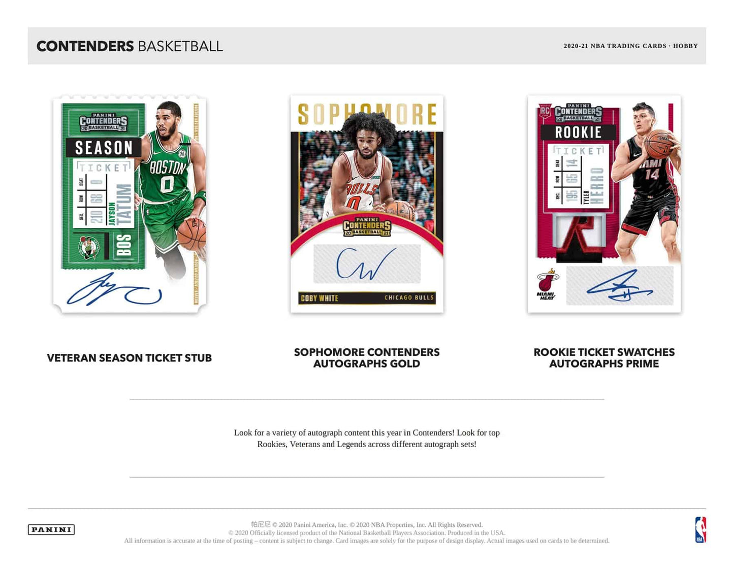2020/21 Panini Contenders Basketball Hobby 12 Box Case