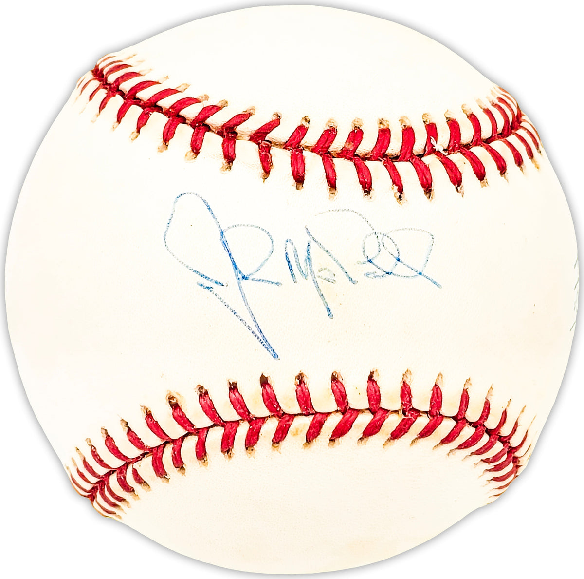 John McCall Autographed Official NL Baseball New York Giants "NY Giants 1954, 1955, 1956, 1957" Beckett BAS QR #BM25428