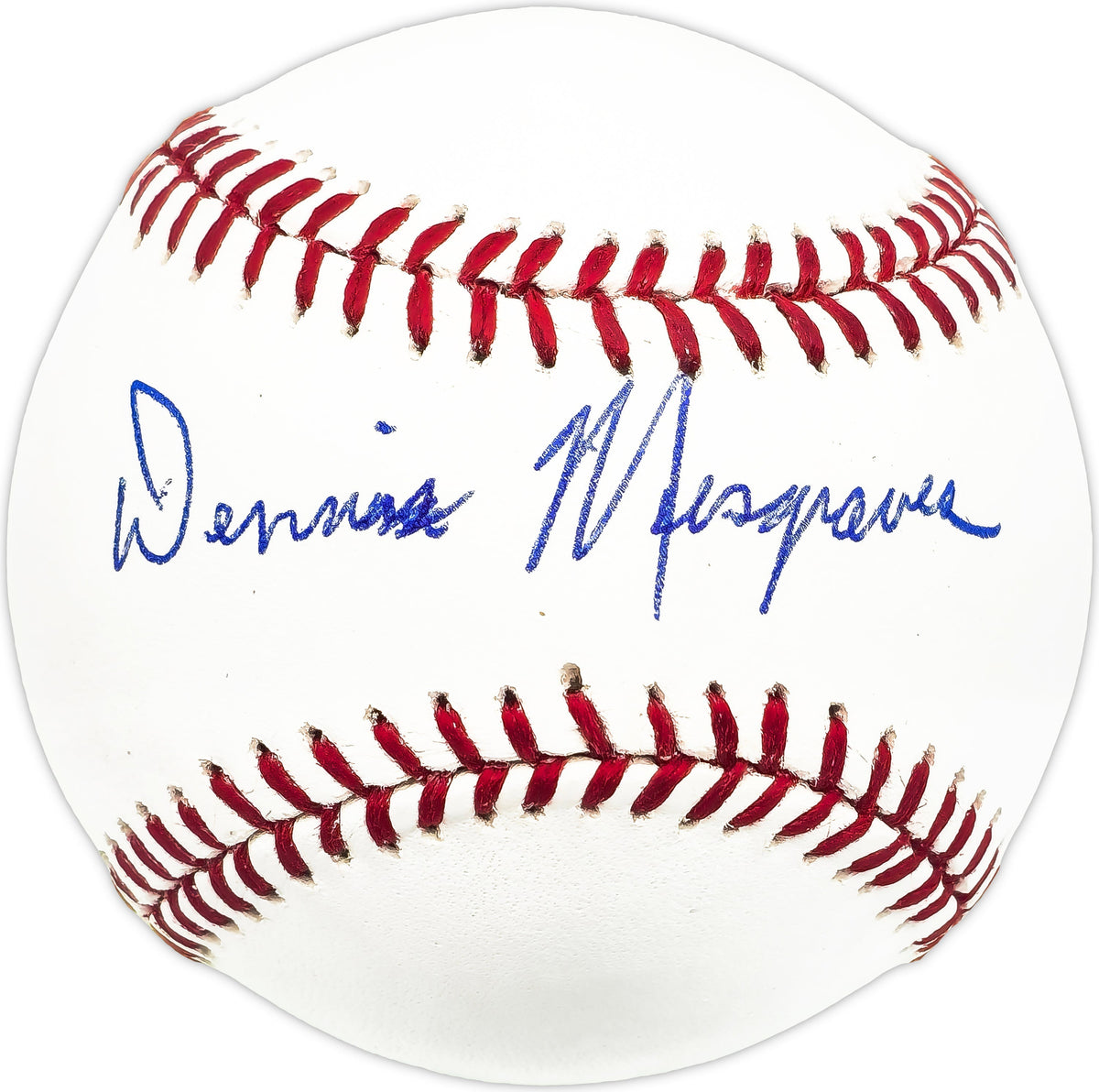 Dennis Musgraves Autographed Official MLB Baseball New York Mets Beckett BAS QR #BM25966