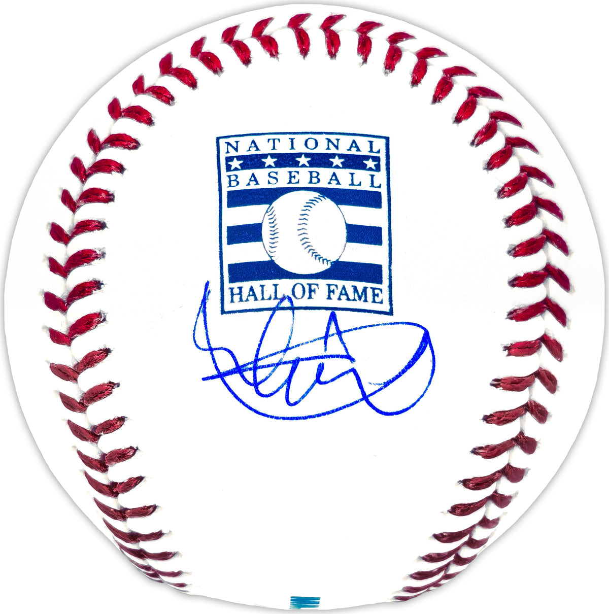 Ichiro Suzuki Autographed Official Hall of Fame HOF Logo MLB Baseball Seattle Mariners IS Holo & Beckett BAS Witness