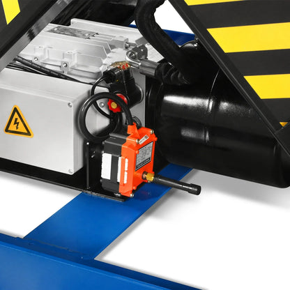 Wireless Remote Control Double Scissor Electric Hydraulic Lift Table, 2200lb Capacity, 51.2" x 32.3" Platform, 70" Lift Height, ELTD22