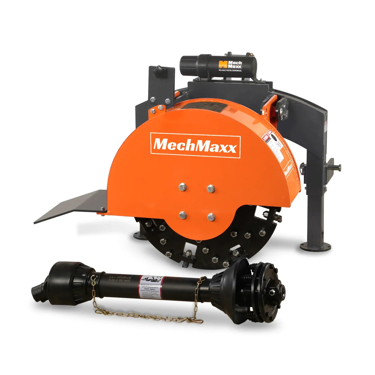 3-Point PTO Stump Grinder & 4" PTO Wood Chipper & Forestry Log Skidding Winch  Bundle, SG24 & BX42S &FW8800