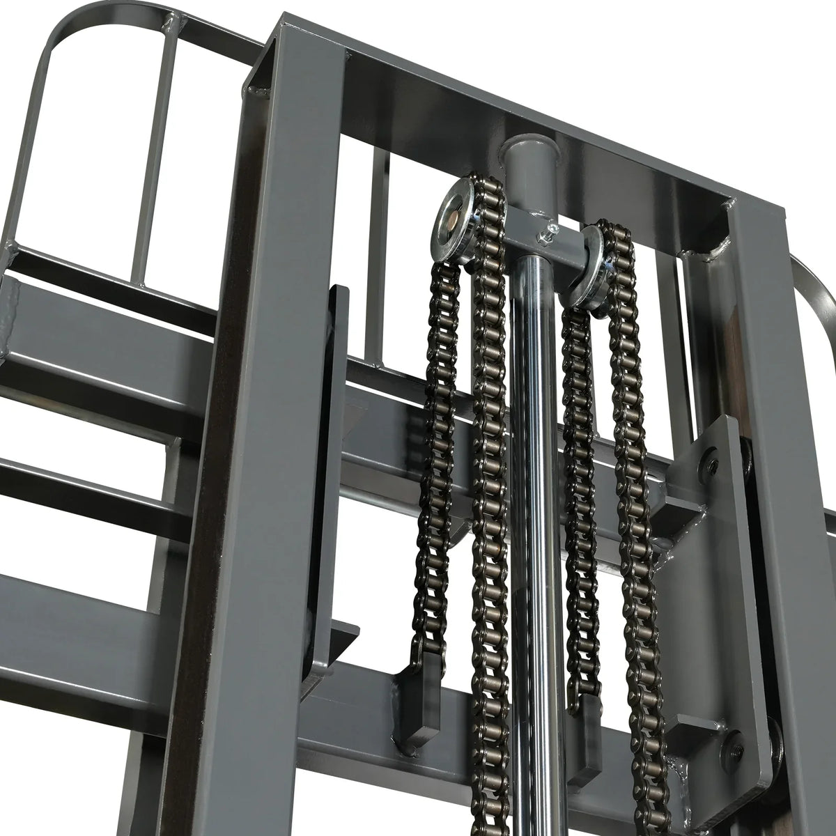 2640lbs Electric Straddle Stacker,  98" Lift,  Adjustable Legs & Forks,  F26-98SLA