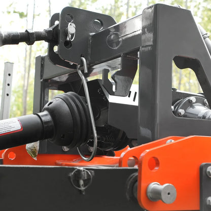 80 in Heavy Duty Rotary Tiller,  3 Point Hitch Cat.2,  Gear Drive,  PTO Shaft Included with Slip Clutch,  40-80 HP,  HRT80