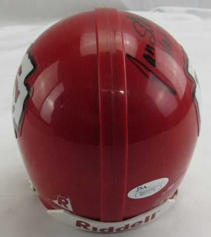 Jan Stenerud Signed Rawlings Auto Mini Helmet JSA Q97775