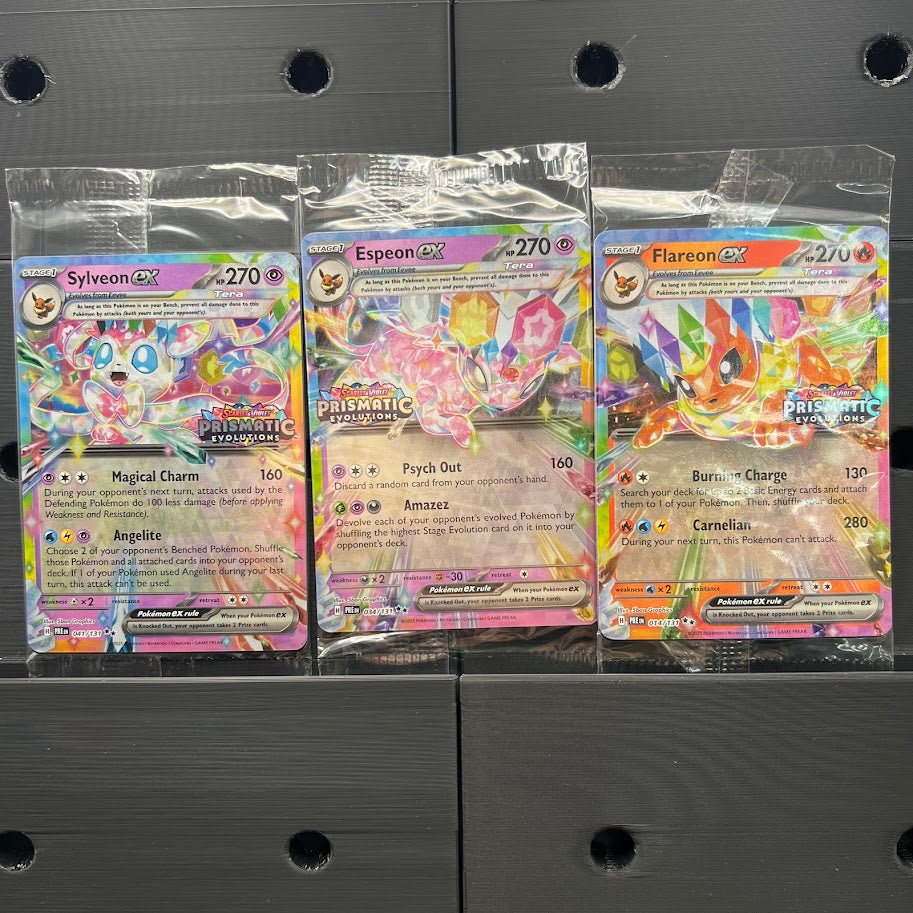Sealed Prismatic Stamped Eeveelution Bundle