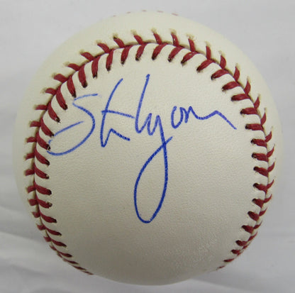 Steve Lyons "Psycho" Signed Auto Baseball B155
