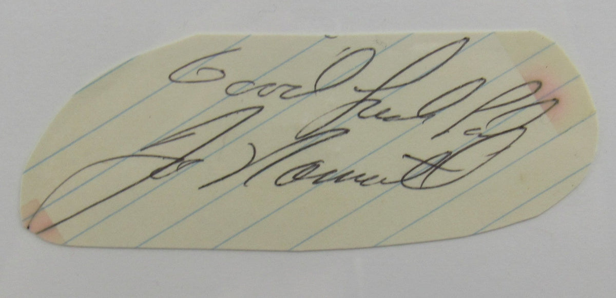 Joe Namath Cut Signed Auto PSA/DNA Encapsulated XVI