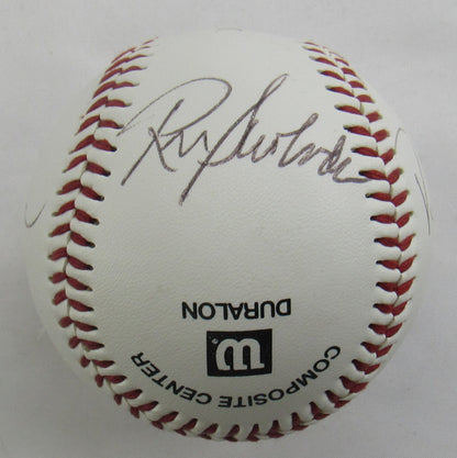 Darryl Strawberry Ed Kranepool Ron Swoboda Ralph Branca Signed Auto Baseball B171
