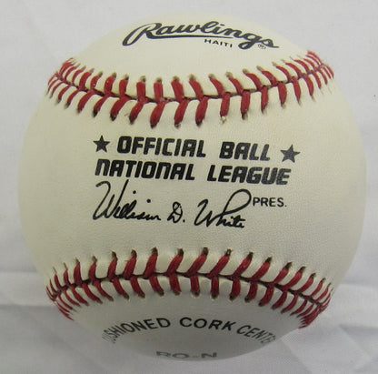 Ricky Jordan Signed Auto Rawlings Baseball B160 VI