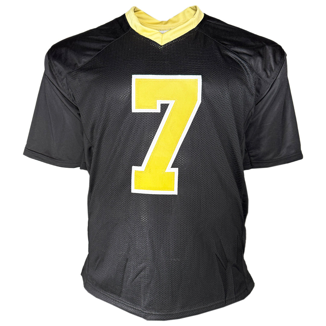 Morten Andersen Signed HOF 2017 Inscription New Orleans Black Football Jersey (JSA)
