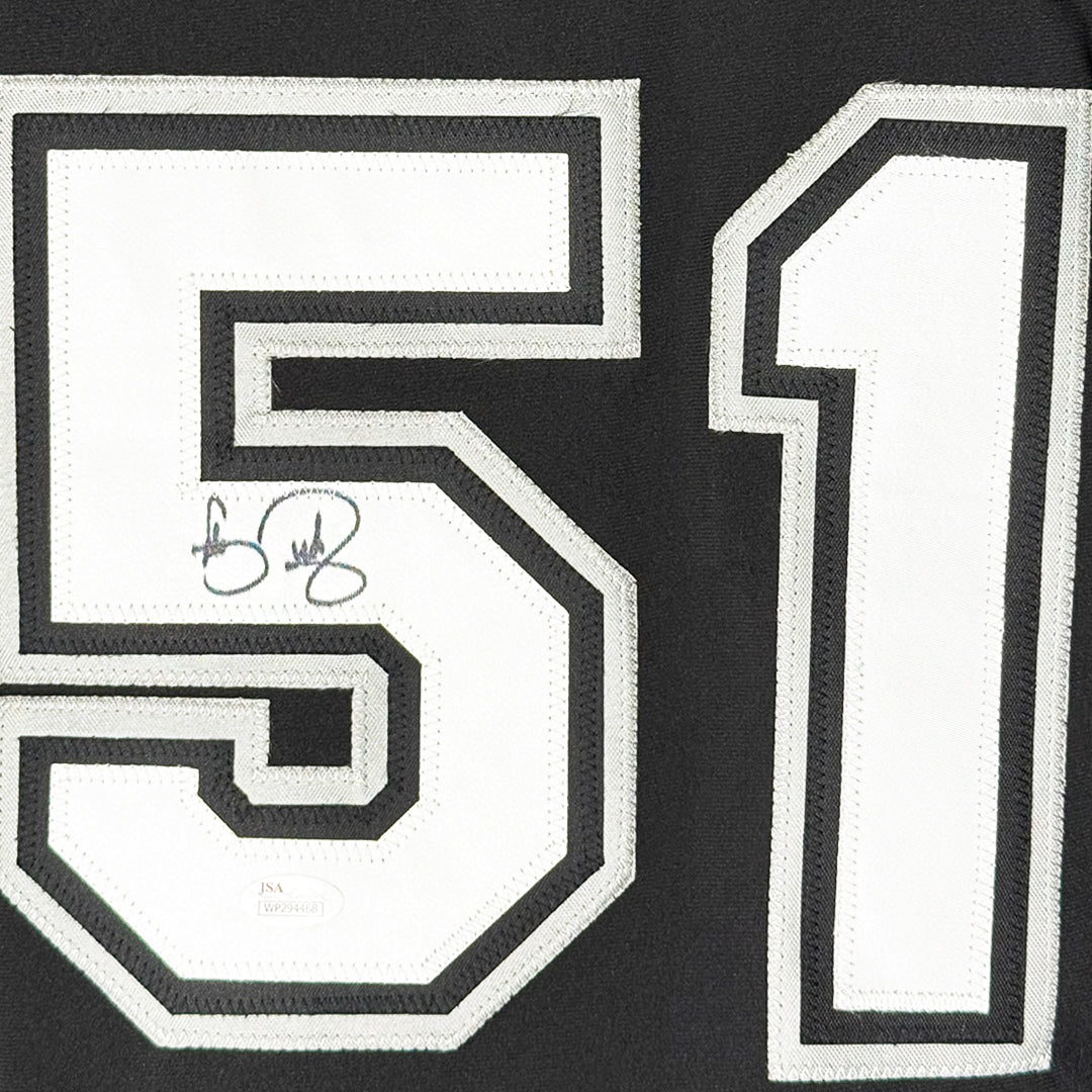 Carson Fulmer Signed Chicago Black Baseball Jersey (JSA)