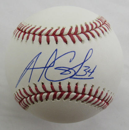 Andrew Casher Signed Auto Rawlings Baseball B166